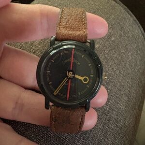 LimingDion Black and Brown Watch
